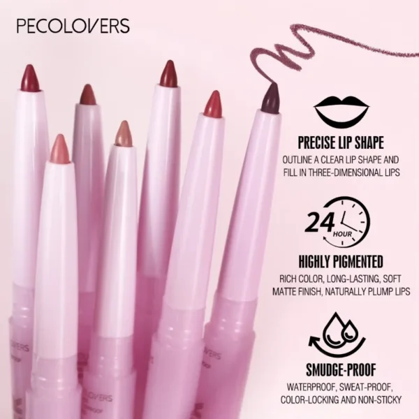 1PC High Pigment, Purple/brown, Anti-smudge, Long-term Makeup, Nude Matte Lip Liner, Lipstick, Mother's Day Gift Holiday Gift - Image 6