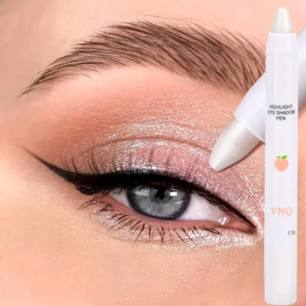 1PC Highlight Waterproof and Sweatproof Glitter Eyeshadow Pencil Good Texture Durable Eye Shadow Stick Strobe Matte Highlighter