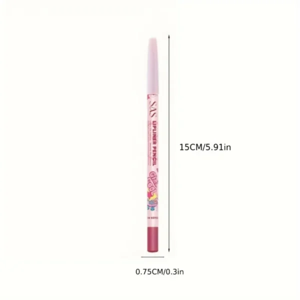 1PC Velvet Matte Surface, Non-stick Cup, Three-dimensional Lip Shape, Anti-smudge, Silky Lip Liner, Ideal Holiday Gift Series - Image 4