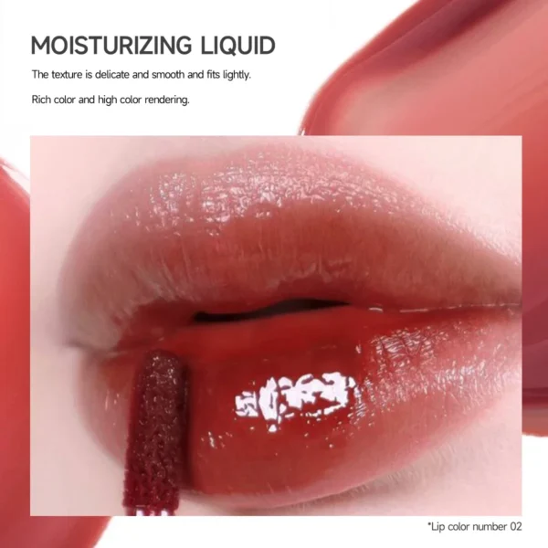 1PC Sweet Lip Gloss Lip Tint Lips Makeup Moisturizing Liquid Lipstick Jelly Lasting Cherry Red Pink Lipgloss Sexy Non Sticky Cup - Image 6