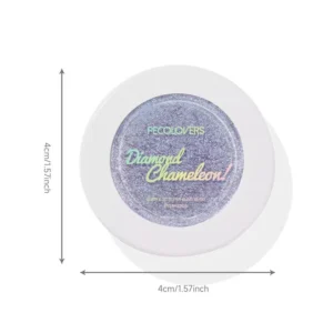 1PC Chameleon Eyeshadow Chameleon Pigment Rainbow Eyeshadow Powder Light Change Holographic Eyeshadow Pigment Glitter Eye Makeup