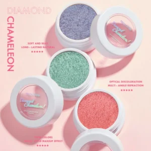 1PC Chameleon Eyeshadow Chameleon Pigment Rainbow Eyeshadow Powder Light Change Holographic Eyeshadow Pigment Glitter Eye Makeup