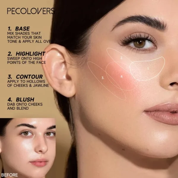 1PC Cover Dark Circles and Acne Marks, Concealer Stick, Body Shadow, Nose Shadow, Contour Stick To Create Flawless Makeup - Image 5