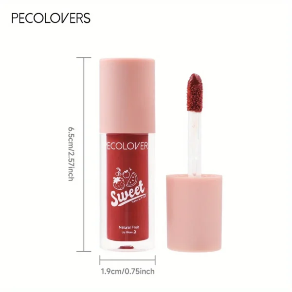 1PC Sweet Lip Gloss Lip Tint Lips Makeup Moisturizing Liquid Lipstick Jelly Lasting Cherry Red Pink Lipgloss Sexy Non Sticky Cup - Image 3