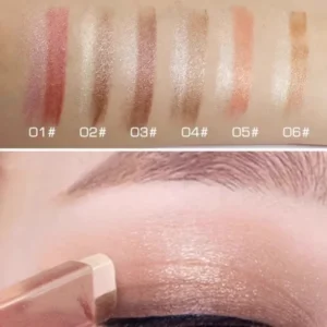 1PC 2 Color Eyeshadow Pen Pearlescent Glitter Matte Highlighter Portable Glitter Long-lasting Waterproof Eye Makeup Cosmetics