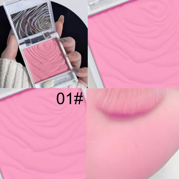 Monochrome Blush Eyeshadow Powder Smooth Texture High Pigmented Long-lasting And Smudge-proof Rouge Natural Radiant Makeup - Image 2