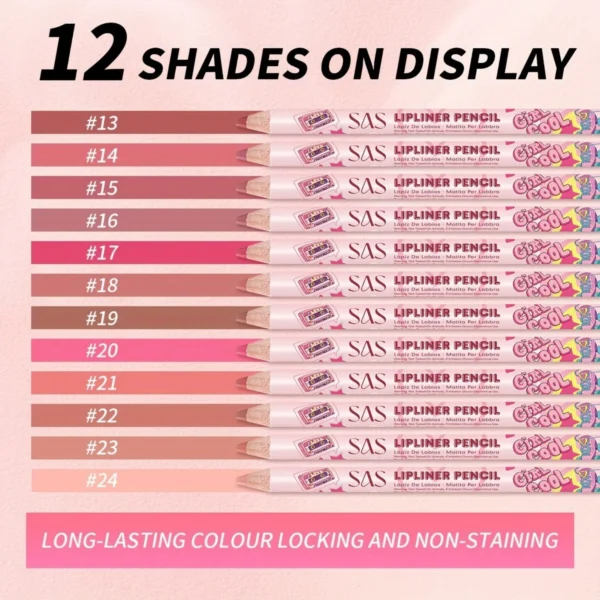1PC Matte Lipliner - Waterproof, Moisturizing, Long-Lasting, Non-Stick, Suitable for All Skin Types and Tones - Image 2