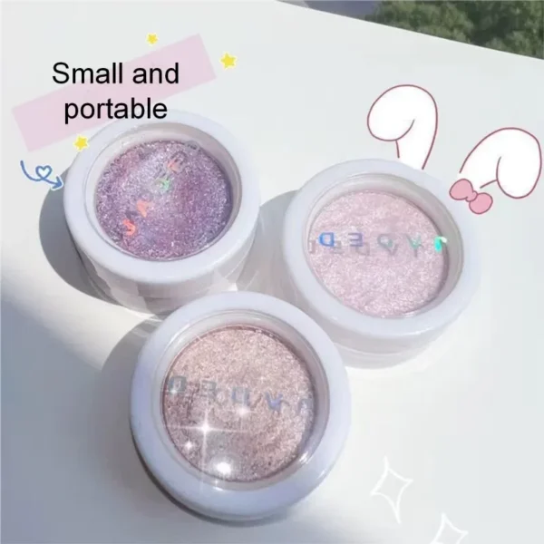 1 PC Eyeshadow Sparkle Long Lasting Shimmer Shimmer Brightening Waterproof Sweatproof Makeup Natural Eyeshadow Eye Makeup - Image 5