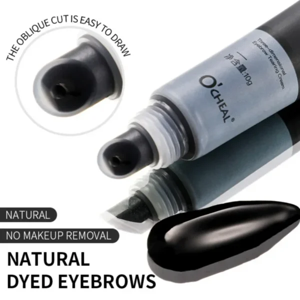 1PC Peel Off Eye Makeup Permanent Eye Brow Tattoo Tint Long-lasting Waterproof Dye Eyebrow Gel Cream Make Up Cosmetics - Image 3