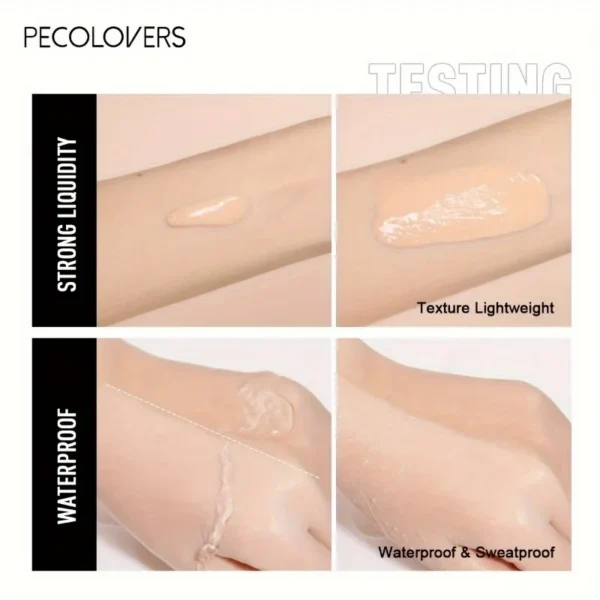 1PC Full Coverage Flawless Foundation - Naturally Matte, Covers Dark Circles, Pimples, Moisturizes, Suitable for All Skin Types - Image 5