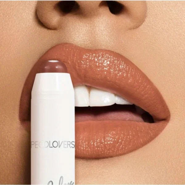 6 Colors Crayon Lipstick Moisturizing Finish Lip Gloss Lipstick Pen Lip Liner - Long Lasting, Waterproof, Smooth, 1PC