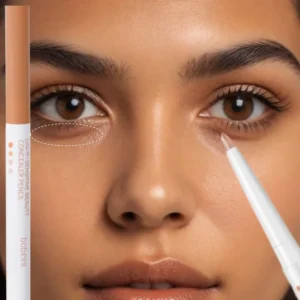 1PC Cover Dark Circles, Tear Trough Concealer Pencil, Matte, Glides on Easily, Highlighter Pencil for Natural Eye Makeup