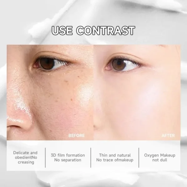 1PC Transparent, Light and Conformable, Moisturizing, Invisible Pores and Blemishes, Pre-makeup Primer, Suitable for Daily Use - Image 3