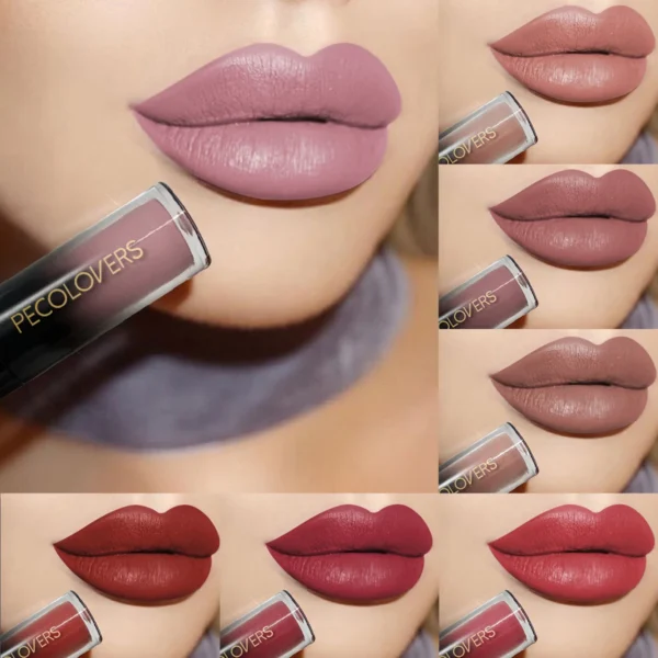 14 Color Waterproof Velvet Matte Liquid Lipstick - Long-Lasting Colors for All Skin Types, Perfect Any-Day Gift