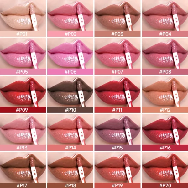 1PC Mild Texture, Highly Pigmented, Non-sticky, Moist and Glossy, Long-lasting Lip Glaze Lipstick, Perfect Gift Series for Girls - Image 3