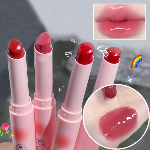 1PC Pink, Moisturizing, Nourishing, Water-Gloss Mirror Finish, Long-Lasting,Tinted Lipstick with Hydrating Formula,Holiday Gifts