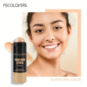 1PC 3-in-1 Highlighter Concealer Bronzer 3D Contour Boost Makeup Stick, For Natural 3D Face Makeup