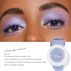 1PC Chameleon Eyeshadow Chameleon Pigment Rainbow Eyeshadow Powder Light Change Holographic Eyeshadow Pigment Glitter Eye Makeup