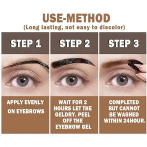 1PC Easy To Apply, Anti-smudge, Anti-smudge, Non-sticky, Long-lasting Eyebrow Tint To Create Flawless, Thick Eyebrows