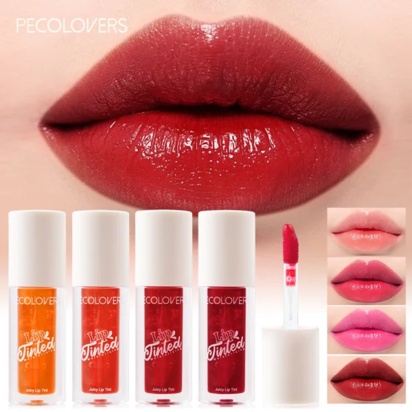 1PC Fruit Lip Tint Waterproof Long Lasting Moisturizing Strawberry Lipgloss Liquid Lipstick Cosmetic