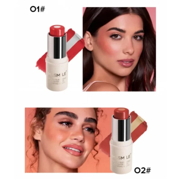 1PC Natural Gloss, Easy To Apply, High Color Rendering, Long-lasting Blush Sticks, Ideal Holiday Gift Collection - Image 6