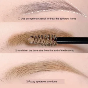 1PC Natural and Waterproof Eyebrows, Precise Application, Gentle and Light Texture, Eyebrow Cream with Brush, Mother's Day Gift