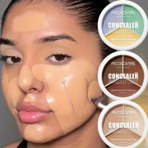 3 Colors Moisturizing Concealer Palette Full Coverage Concealer Even Skin Tone Face Foundation eye Face Cosmetics Lasting