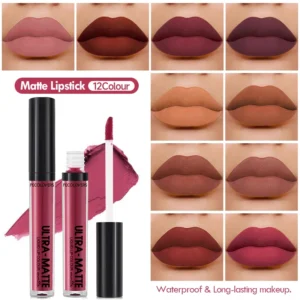 1PC Matte, Velvet, Light, Soft, Not Easy To Fade, Easy To Remove Makeup, Lipstick and Lip Glaze, Create Perfect Daily Makeup