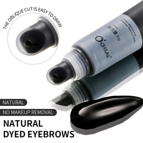 1PC Long-lasting Peel-off Eyebrow Dye Waterproof and Sweat-proof Effect Natural Eyebrow Dye Eye Makeup - Image 3