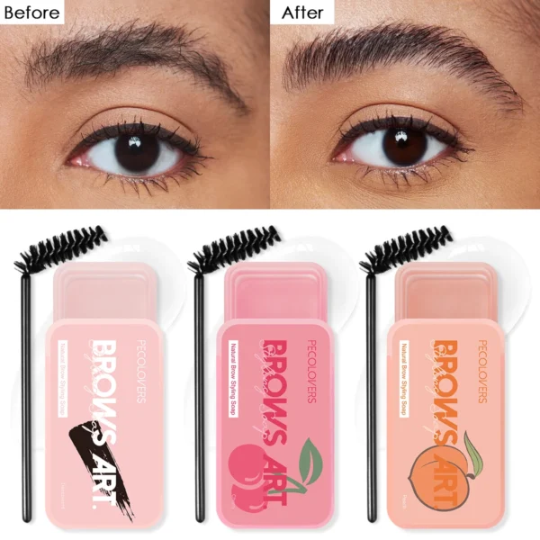1PC Three-dimensional, Fruity, Colorless and Transparent, Refreshing Texture, Shaping Eyebrow Gel, Creating Flawless Eyebrows