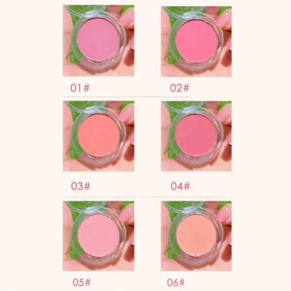 1PC Evenly Applied, Fine Powder, Long-lasting Color, Multiple Shades, Waterproof Blush, The Perfect Gift for Girls - Image 2