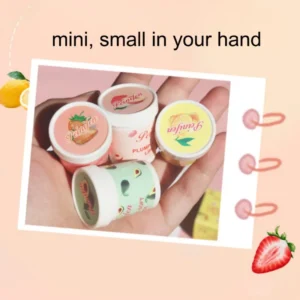 1PC Fruit Flavor, Hydrates, Nourishes, and Soothes Dry, Chapped Lips with A Long-lasting Lip Balm Suitable for Daily Use