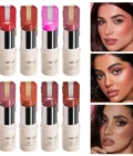 1PC 2-in-1 Berry Tone Sandwich Blush Stick - Long-Wearing, Matte & Highlighting, Contouring, Multi-Functional Solid Blusher