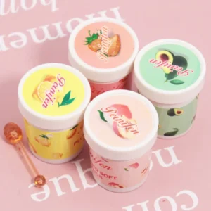 1PC Fruit Flavor, Hydrates, Nourishes, and Soothes Dry, Chapped Lips with A Long-lasting Lip Balm Suitable for Daily Use