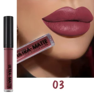 1PC 12 Colors Matte Lip Glaze Velvet Liquid Lipstick Long Lasting Smudge-Proof Lip Gloss