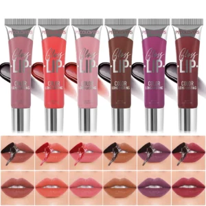 6 Colors Matte Peel Off Liquid Lipstick Long Lasting Waterproof Lip Gloss Mask Moisturizer Tear Pull Lip Lint Cosmetic Makeup