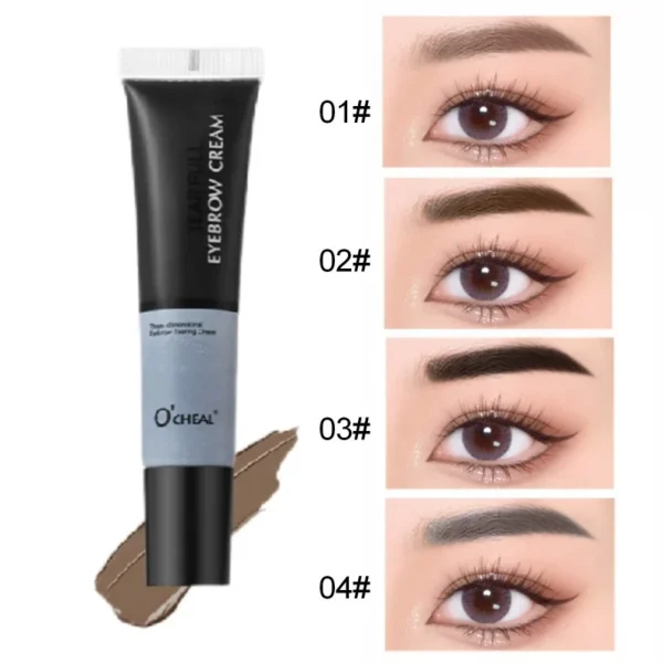 1PC Long-lasting Peel-off Eyebrow Dye Waterproof and Sweat-proof Effect Natural Eyebrow Dye Eye Makeup - Image 2
