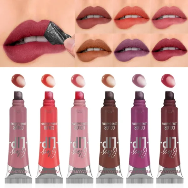 1PC Matte Finish, Fast Film Formation, Non-stick, Peel-off Lip Gloss, Ideal Valentine's Day and Mother's Day Gifts for Girls
