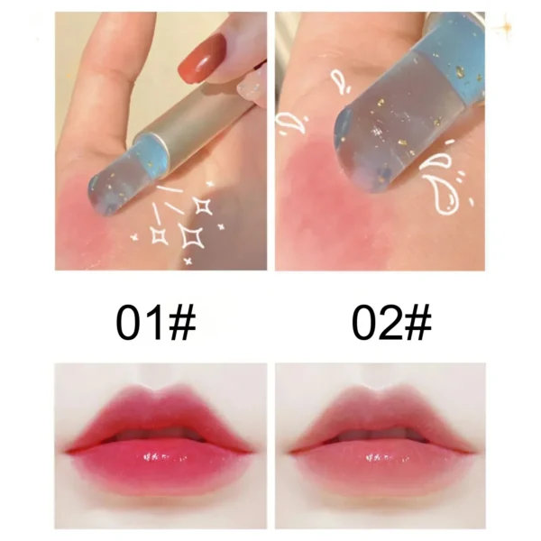 1pc Jelly Lipstick - Temperature Sensitive Color Changing, Moisturizing, Waterproof, and Nourishing, beauty-Looking Lips - Image 3
