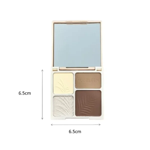 1PC Brightening Highlighter, Pearlescent Shimmer, Nose and Face Contour Modification, Contouring Palette, Suitable for Daily Use - Image 4