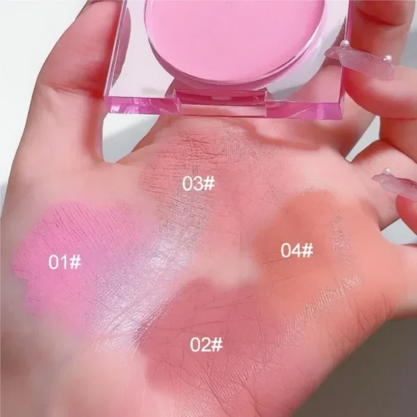 1PC Natural Matte Nude Makeup, Long-lasting, Color-producing, Durable, Brightening, Blush Cream for Daily Facial Makeup - Image 2