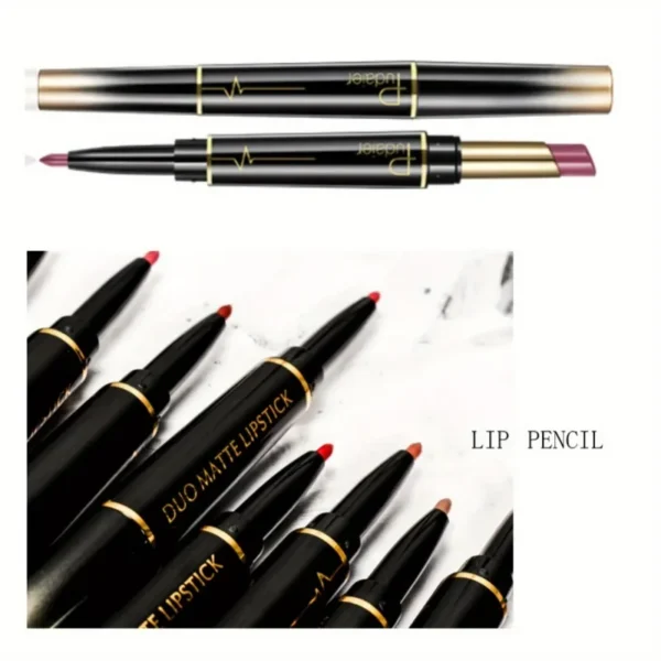 1PC Double-ended Nude Lip Liner and Lipstick Pen - Long-lasting, Matte, Nude Makeup, Easy To Remove Makeup, Holiday Gifts - Image 5